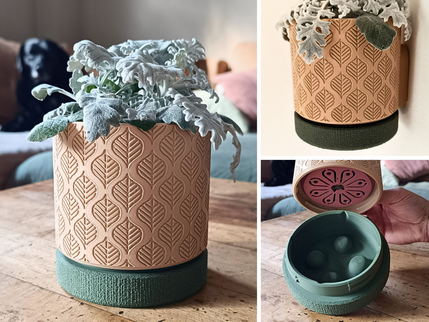 Wall Planter with Hidden drip tray