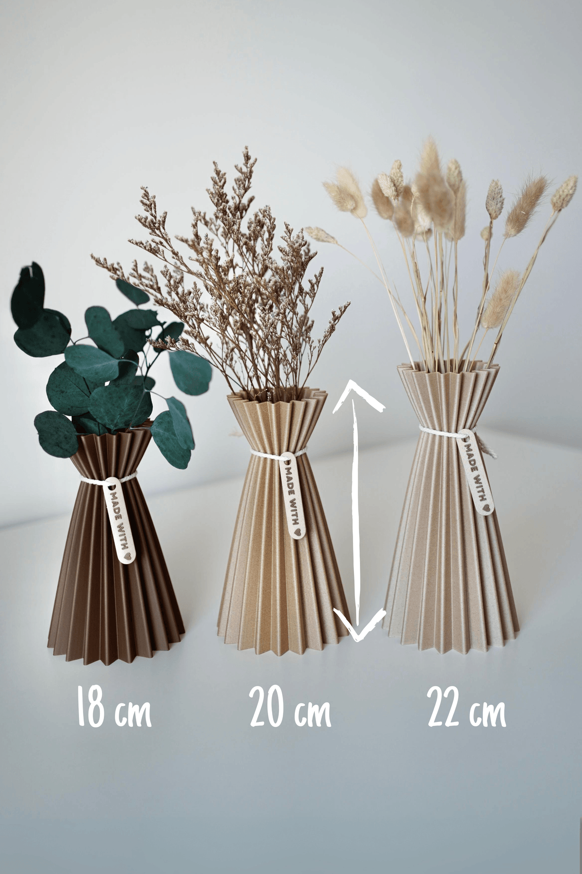 "Origami-Style" Vases Set